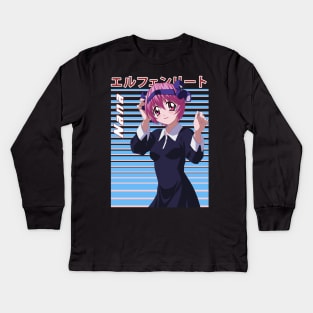 Manga Magic Immerse In The World Of Elfen Lied Kids Long Sleeve T-Shirt